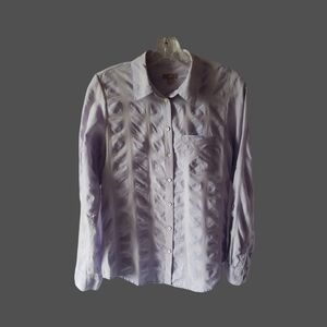 J-Jill long sleeve button down size XS lavender